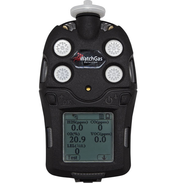 Detetor Watchgas Poli 4 Gases (O2+LEL+CO+H2S) com Bomba