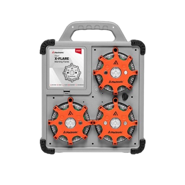 Sinalizador Luminoso Mactronic X-FLARE Azul/Vermelho/Laranja