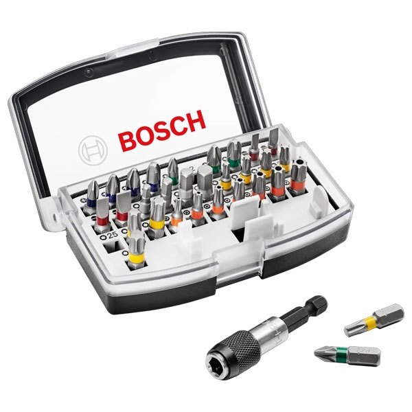 Kit Pontas Bosch Extra Hard Aparafusadora 32 Peças