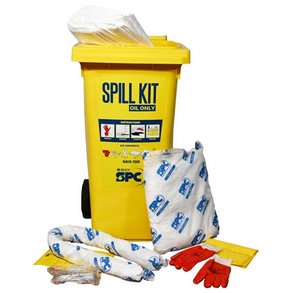 Kit Móvel Absorvente Óleos Brady 128L SPC SKO-120
