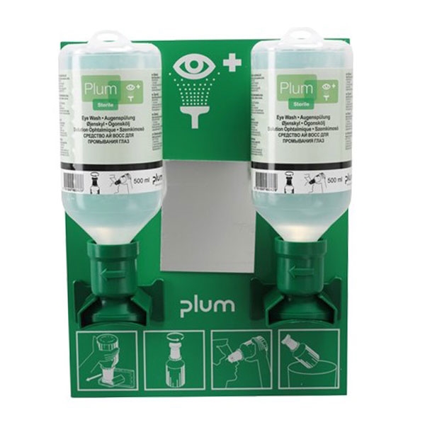 Armário estanque PLUM c/garr. lava olhos ref. 4650