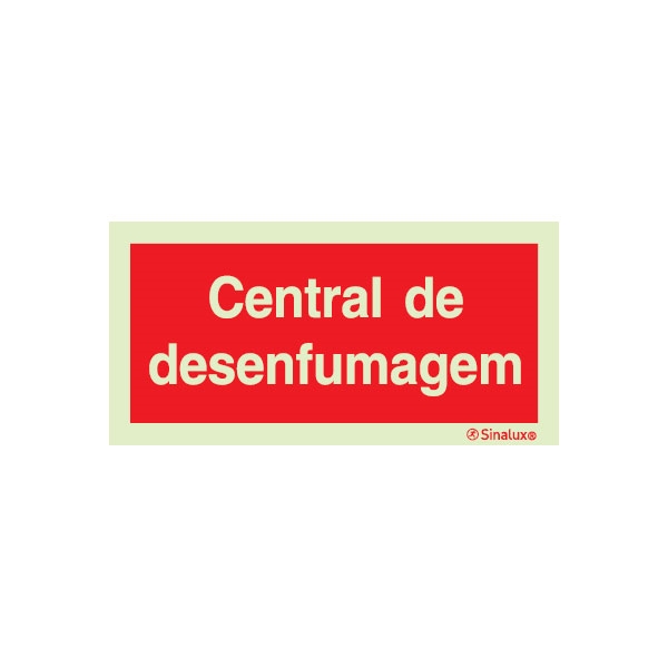 Sinal Central de Desenfumagem Sinalux P0884