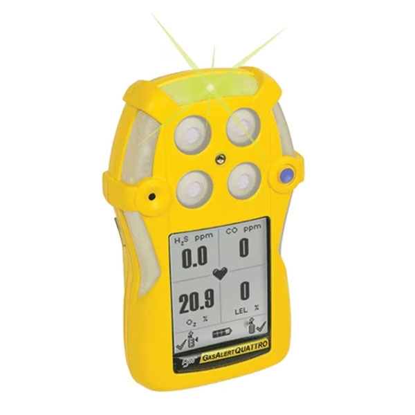Detetor de Gás BW Quattro (H2S/CO/O2/LIE)