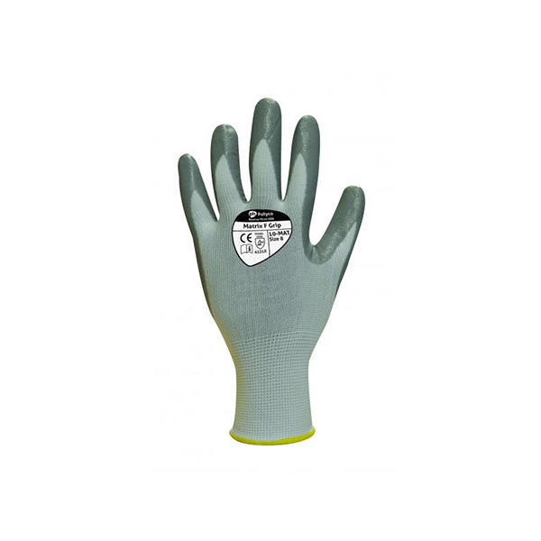 Luvas Polyco Matrix F Grip (Cinza) Nylon/Nitrilo