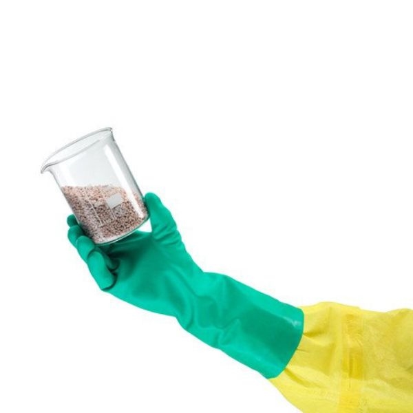 Luvas Químicas Nitrilo Ansell AlphaTec Solvex 37-675 | Proteção Química Profissional