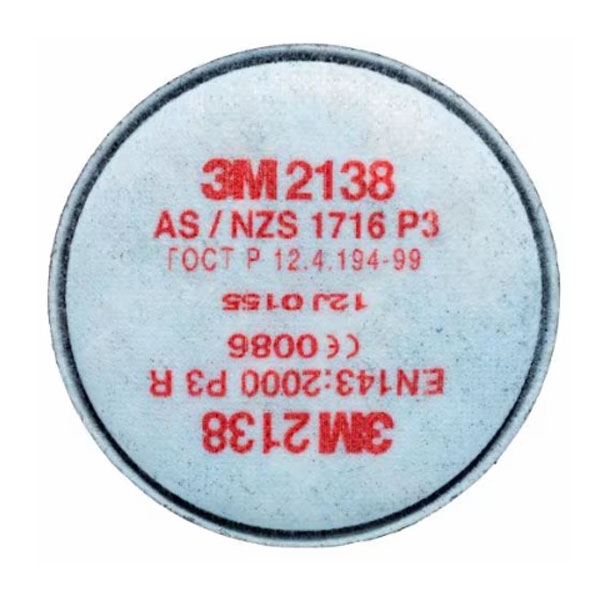 Filtro 3M 2138 P3-VO-GA-OZ (baioneta)