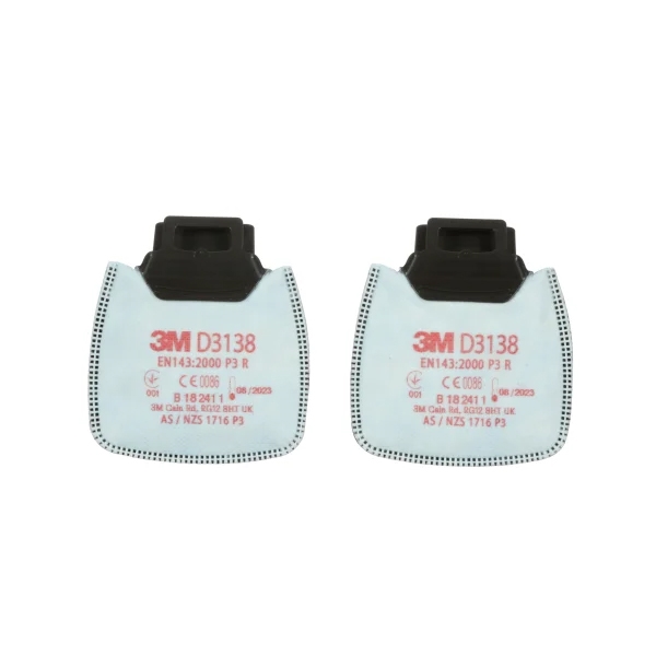 Filtro de Partículas 3M™ Secure Click™ P3 R  D3138 (par)