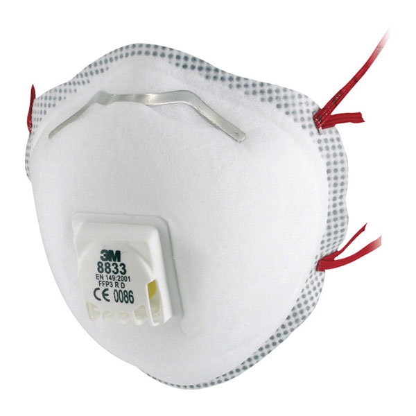 Máscara com Válvula 3M™ 8833 FFP3