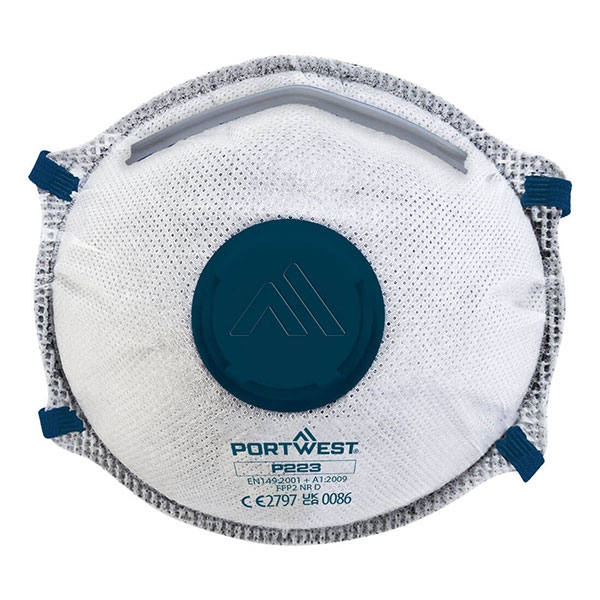 Máscara Portwest com Válvula de Carbono P223 FFP2