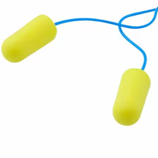 Protector Auricular Ear Soft Yellow Neon cord (SNR 36 db)