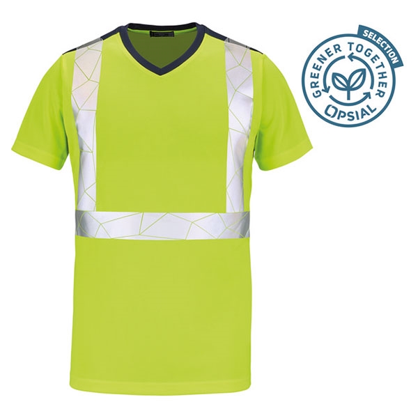 T-shirt Opsial HV Cassius OGT Amarela/Azul