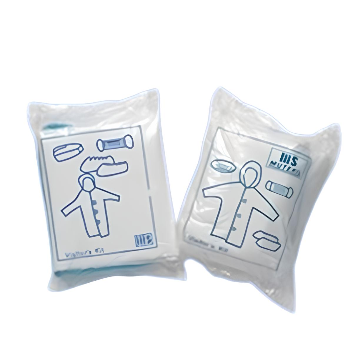 Kit descartável para visitantes