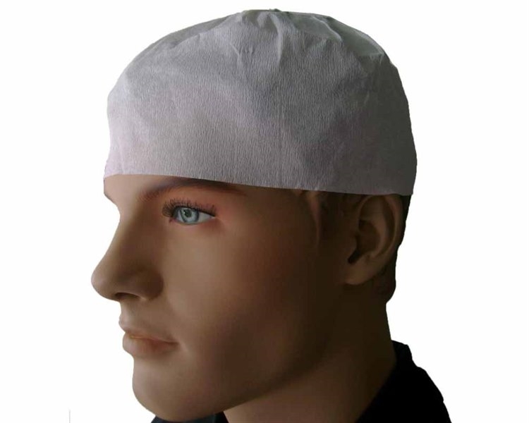 Coifa Papel Plissado para Capacete