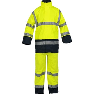 Fato Chuva Poliuretano (Alt.Visib.) Bicolor RPHVB