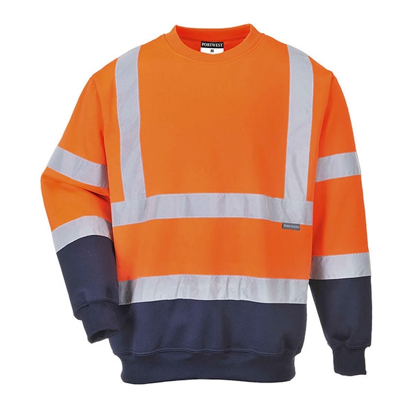Sweatshirt Bicolor de Alta Visibilidade Portwest B306