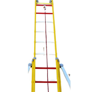 ESCADA SEGURANÇA FIBRA EXTENSIVEL 2X10 DEGRAUS