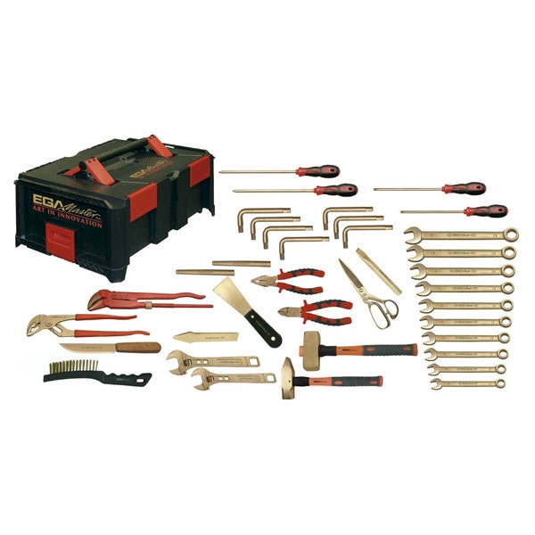 Jogo 37 Ferramentas Egamaster Antichispa Cu-Be 74384