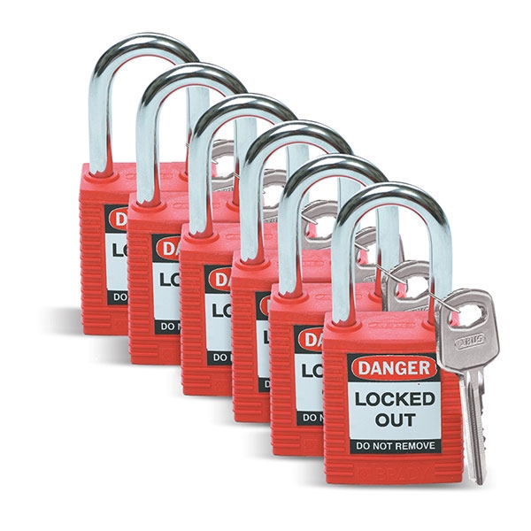 Cadeado 38mm Brady 051339 (6 unidades)